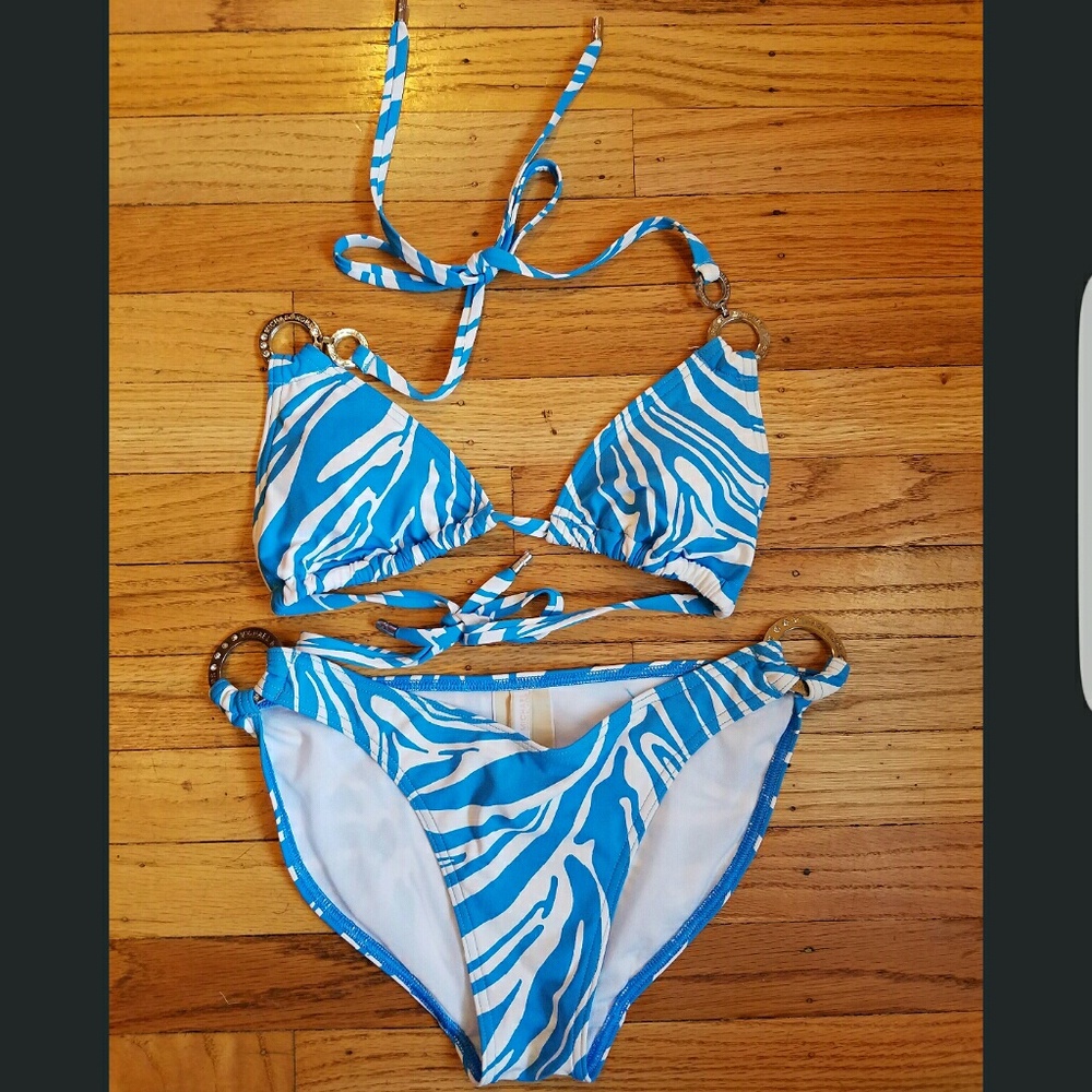 Michael Kors blue bikini
